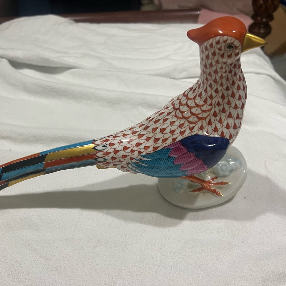 Herend porcelain pheasant from the Avery collection